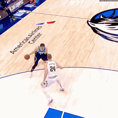 A Basketball Player With The Number 24 On His Back GIF