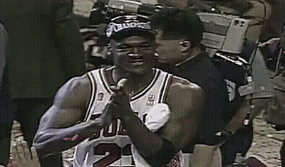 A Basketball Player With The Number 24 On His Jersey Is Holding A Microphone GIF