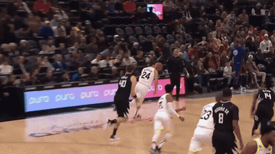A Basketball Player With The Number 24 On The Back Of His Shirt GIF