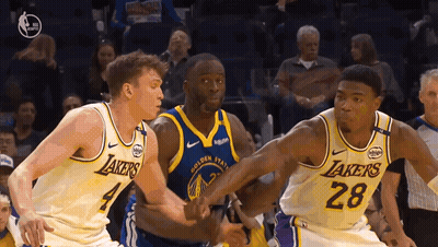 A Basketball Player With The Number 28 On His Jersey GIF