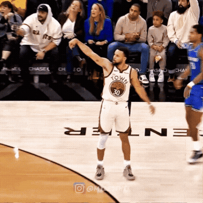 A Basketball Player With The Number 30 On His Shirt GIF