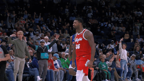 A Basketball Player With The Number 36 On His Shirt GIF
