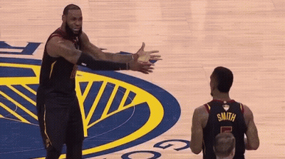 A Basketball Player With The Number 5 On His Jersey GIF