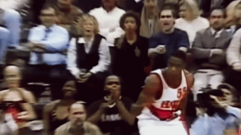 A Basketball Player With The Number 5 On His Shirt GIF