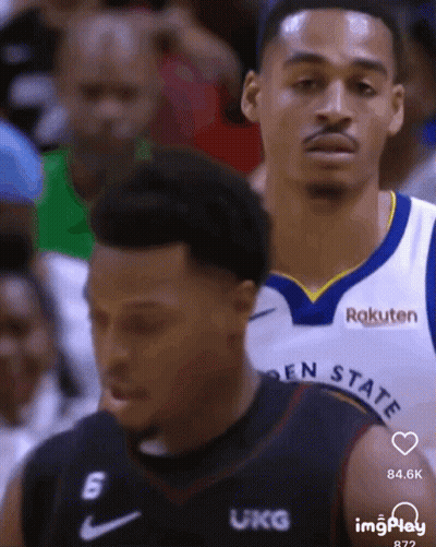 A Basketball Player With The Number 6 On His Shirt GIF