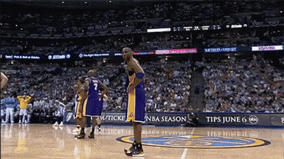 A Basketball Player With The Number 7 On His Shirt GIF