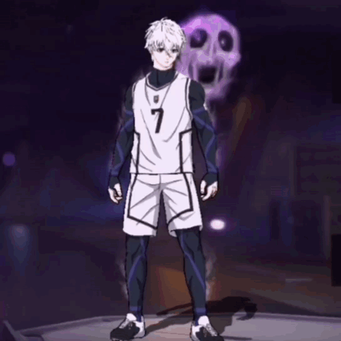 A Basketball Player With The Number 7 On Their Jersey GIF