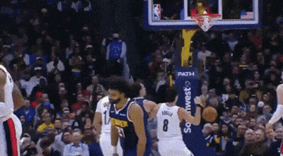 A Basketball Player With The Number 8 On His Back GIF