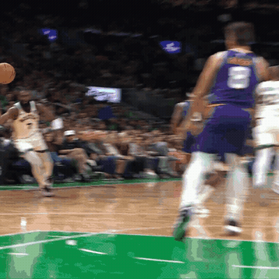 A Basketball Player With The Number 8 On His Back GIF
