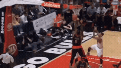 A Basketball Player With The Number 8 On His Jersey GIF