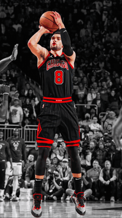 A Basketball Player With The Number 8 On His Uniform GIF