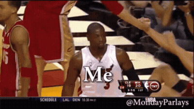 A Basketball Player With The Word Me On The Front Of His Jersey GIF