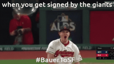 A Bauer Tosf Meme Shows A Baseball Player Getting Signed By The Giants GIF