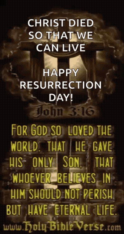 A Bible Verse That Says Christ Died So That We Can Live GIF