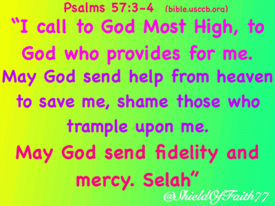 A Bible Verse That Says Psalms 57 3 4 GIF