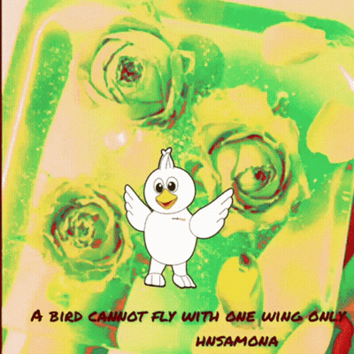 A Bird Cannot Fly With One Wing Only Hinsamona GIF