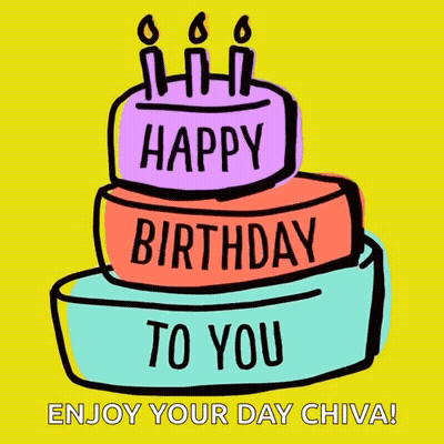 A Birthday Cake With Candles And The Words Happy Birthday To You GIF