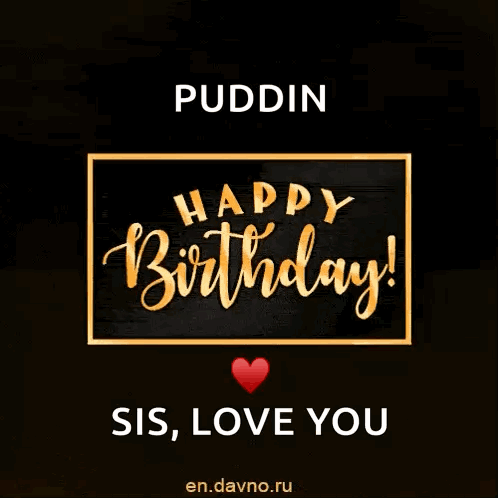 A Birthday Card For A Sis That Says Happy Birthday GIF