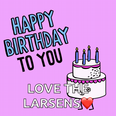 A Birthday Card That Says Happy Birthday To You GIF