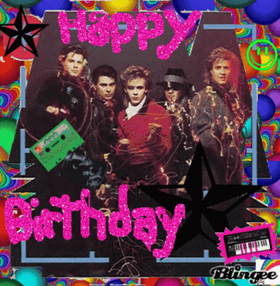 A Birthday Card With A Group Of Men And The Words Happy Birthday On It GIF