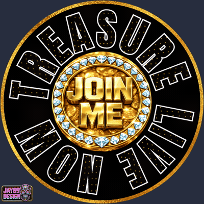 A Black And Gold Sign That Says Treasure Me Now GIF