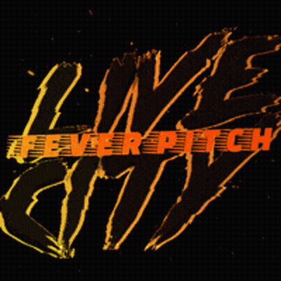 A Black And Orange Logo For Luke Smith Fever Pitch GIF