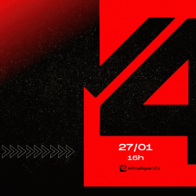 A Black And Red Poster That Says Monthly Monthly Monthly GIF
