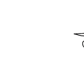 A Black And White Cartoon Character With A Yellow Beak And Red Eyes Is Flying In The Air . GIF