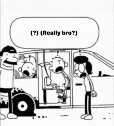A Black And White Cartoon Of A Group Of People Standing In Front Of A Car . GIF