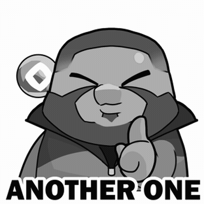 A Black And White Cartoon Of A Man With A Beard And The Words Another One GIF