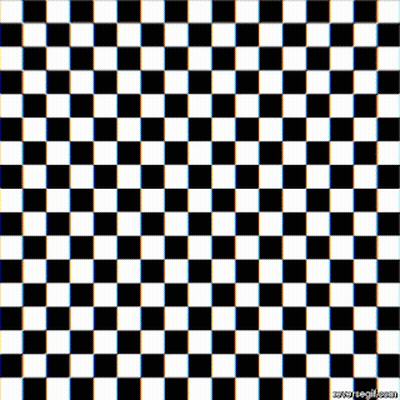 A Black And White Checkered Pattern On A White Background . GIF