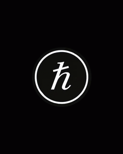 A Black And White Circle With The Letter S Inside Of It GIF