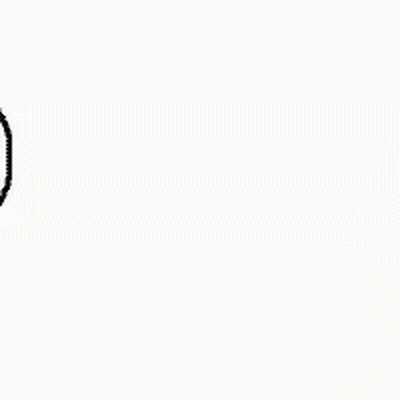 A Black And White Drawing Of A Cartoon Character With A Surprised Expression On His Face . GIF
