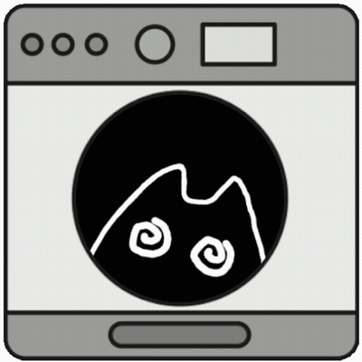 A Black And White Drawing Of A Cat 'S Face GIF