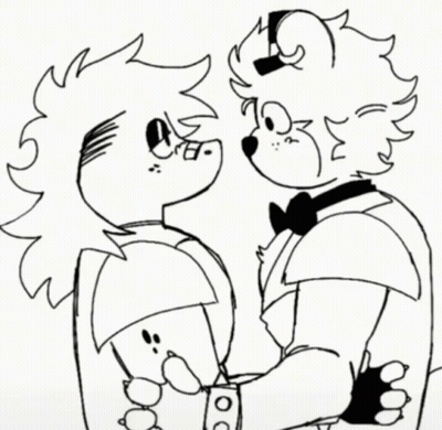 A Black And White Drawing Of A Couple Kissing GIF