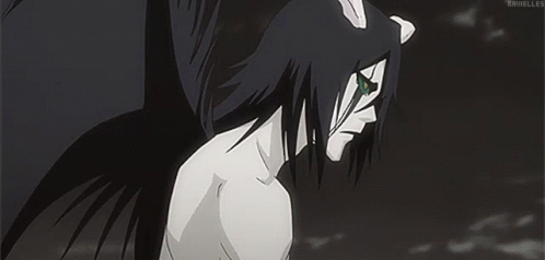 A Black And White Drawing Of A Demon With Horns And Wings . GIF