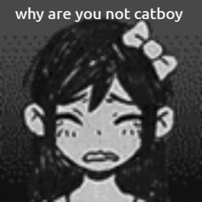 A Black And White Drawing Of A Girl With A Bow In Her Hair Is Crying . GIF