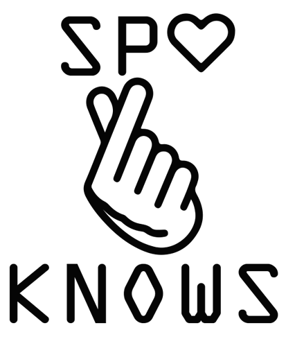 A Black And White Drawing Of A Hand With The Words Sp Knows Above It GIF