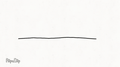 A Black And White Drawing Of A Line On A White Background GIF