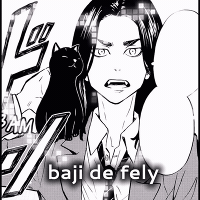 A Black And White Drawing Of A Man Holding A Black Cat And The Words Baju De Fely GIF