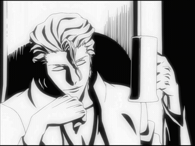 A Black And White Drawing Of A Man Holding A Bottle GIF