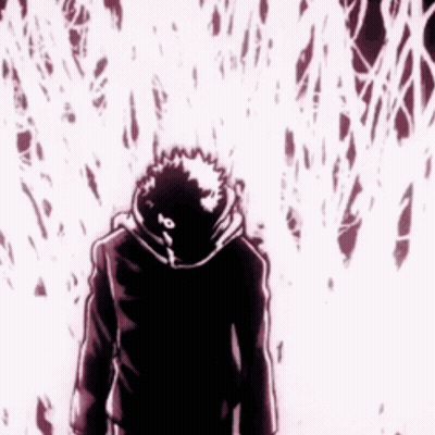 A Black And White Drawing Of A Man Standing In Front Of A Tree . GIF