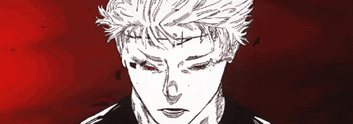 A Black And White Drawing Of A Man With A Cross On His Forehead GIF