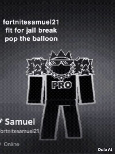 A Black And White Drawing Of A Man With A Pro Shirt On GIF