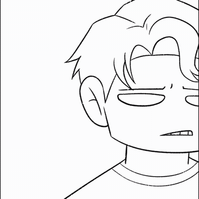A Black And White Drawing Of A Man With The Words " I 'Ll Never Forget This " On It GIF