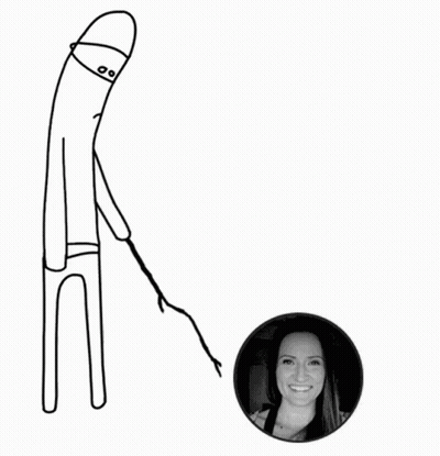 A Black And White Drawing Of A Ninja Holding A Whip With A Picture Of A Woman In The Circle GIF