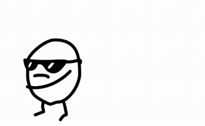 A Black And White Drawing Of A Person Holding A Gun And The Words Not Today GIF
