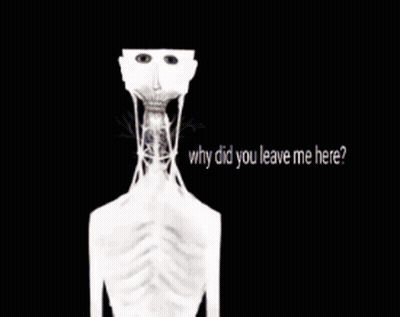 A Black And White Drawing Of A Person 'S Legs And Hands GIF