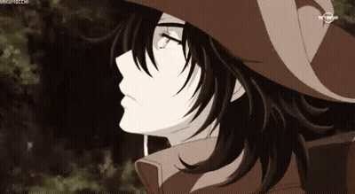 A Black And White Drawing Of A Person Wearing A Hat . GIF