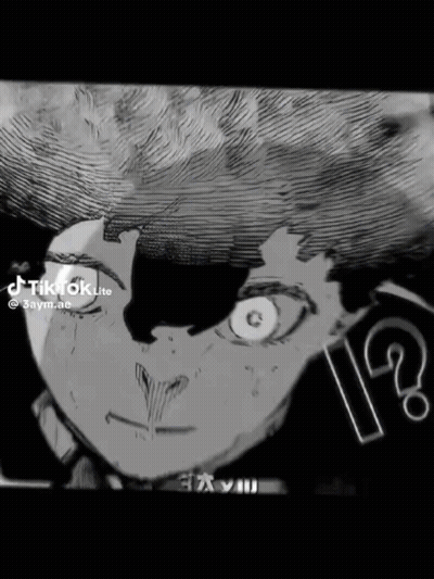 A Black And White Drawing Of A Person With A Question Mark GIF